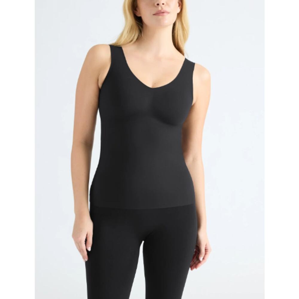 Knix LuxeLift Tank Women's Size XL Black Braless Wire-Free Seamless Padded Slim